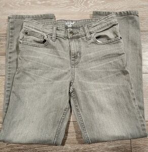 Boys Cat & Jack Grey Jeans Sz 14.